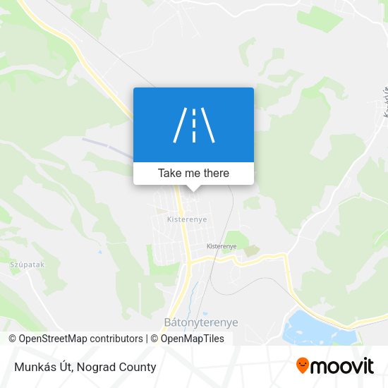 Munkás Út map
