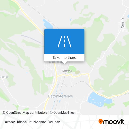 Arany János Út map