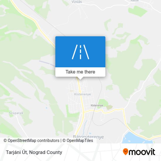 Tarjáni Út map