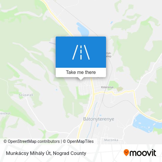 Munkácsy Mihály Út map