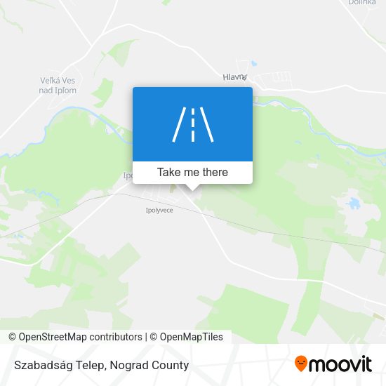 Szabadság Telep map