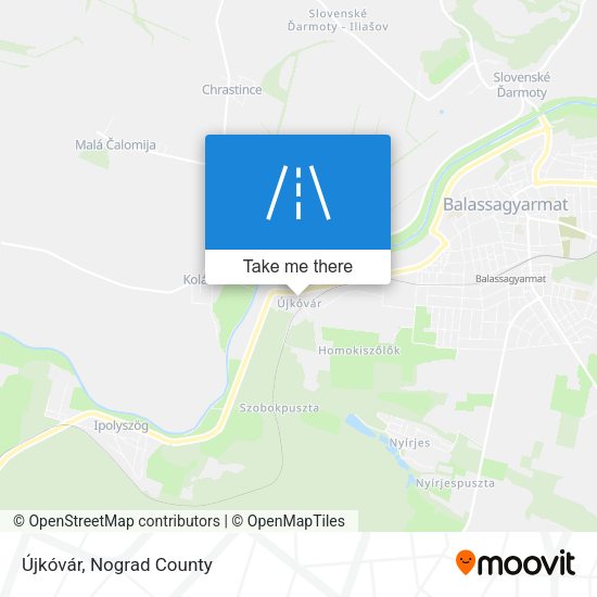 Újkóvár map