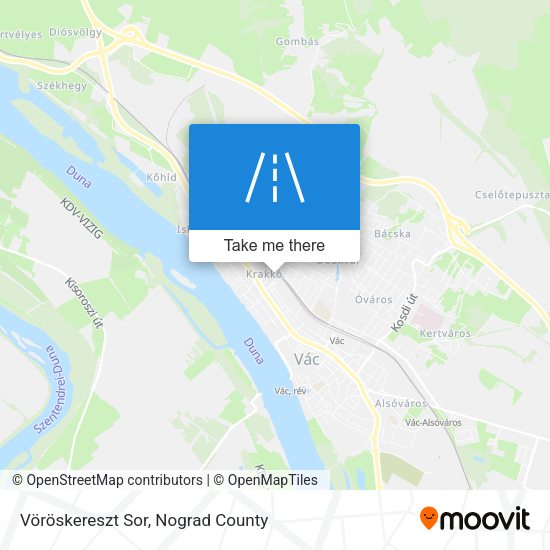 Vöröskereszt Sor map