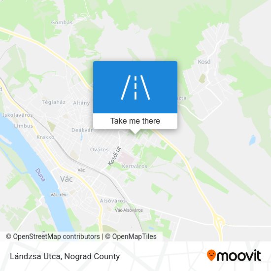 Lándzsa Utca map
