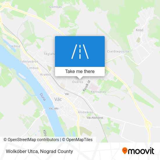 Wolkóber Utca map