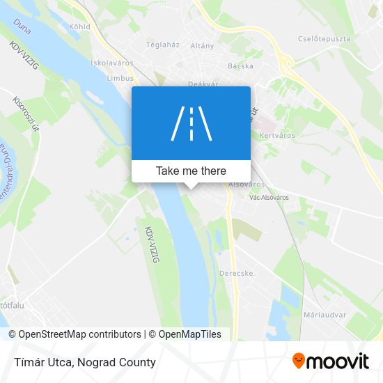 Tímár Utca map
