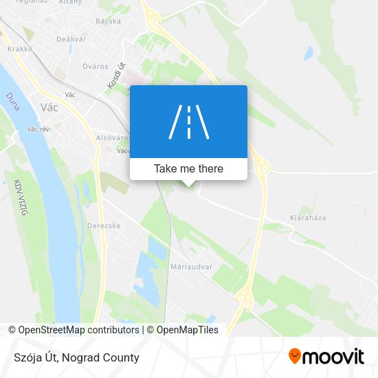 Szója Út map