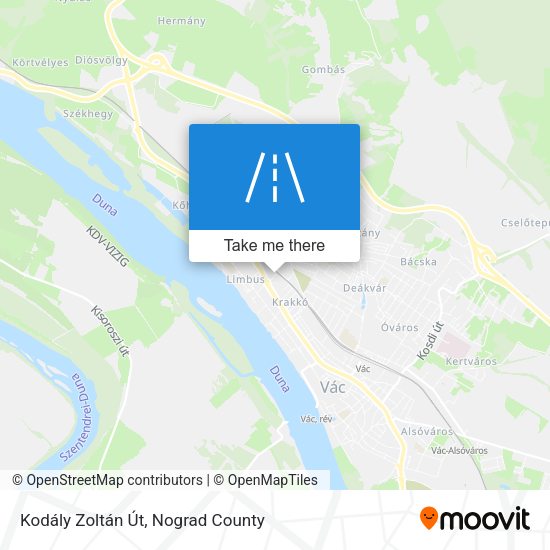 Kodály Zoltán Út map