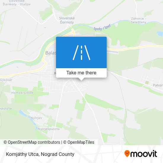 Komjáthy Utca map