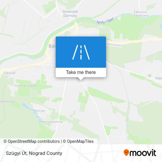 Szügyi Út map
