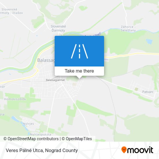 Veres Pálné Utca map