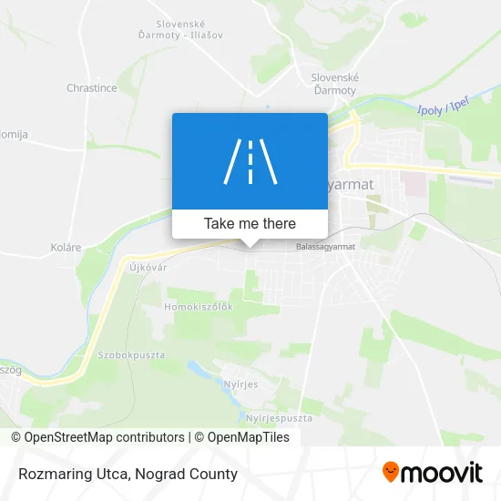 Rozmaring Utca map