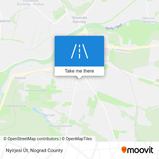 Nyírjesi Út map