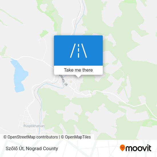 Szőlő Út map