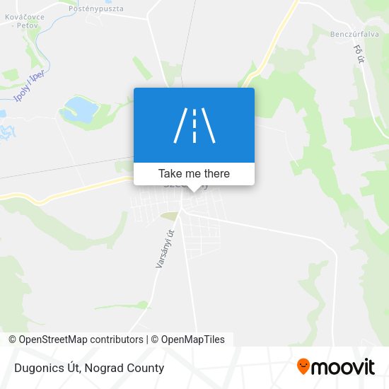 Dugonics Út map