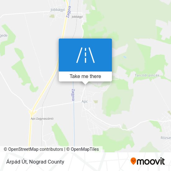 Árpád Út map