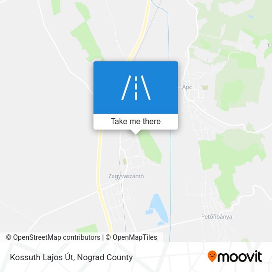 Kossuth Lajos Út map