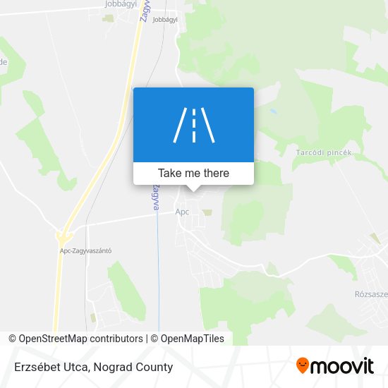 Erzsébet Utca map