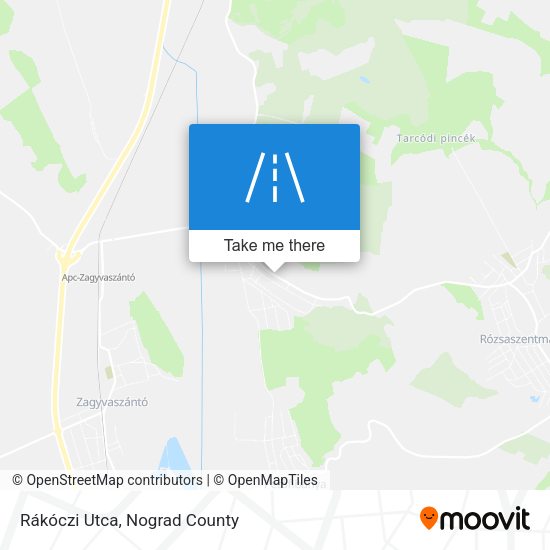 Rákóczi Utca map