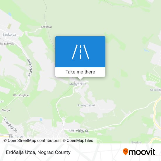Erdőalja Utca map