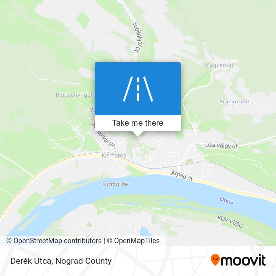 Derék Utca map