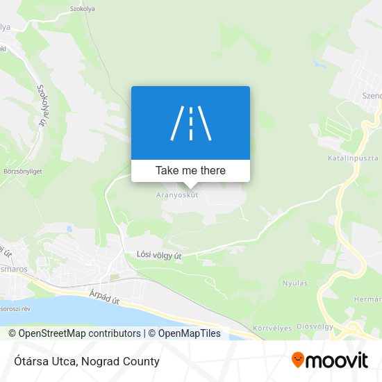 Ótársa Utca map