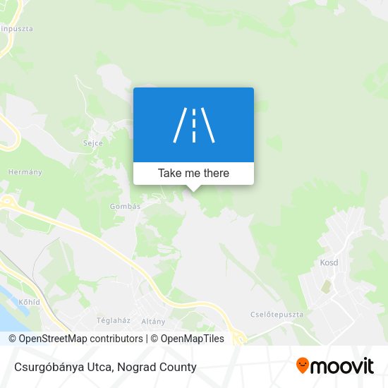 Csurgóbánya Utca map