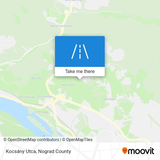 Kocsány Utca map