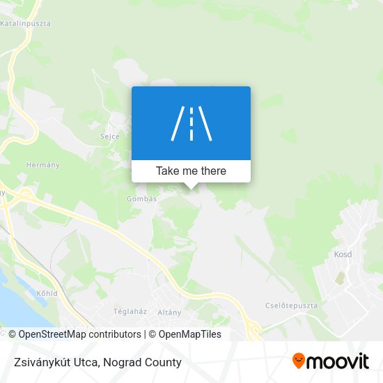 Zsiványkút Utca map