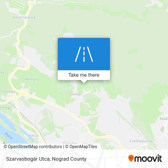 Szarvasbogár Utca map