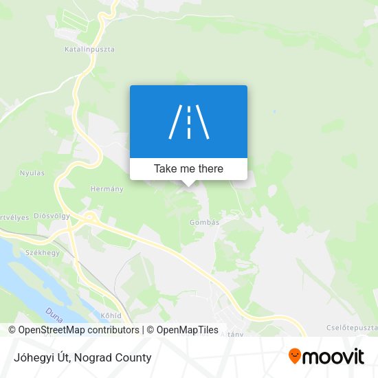 Jóhegyi Út map