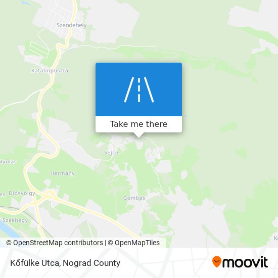 Kőfülke Utca map