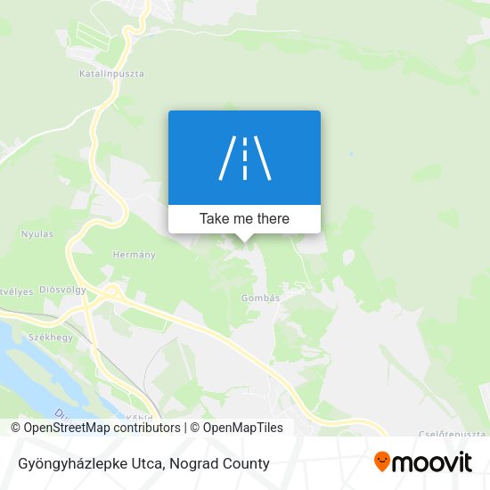 Gyöngyházlepke Utca map