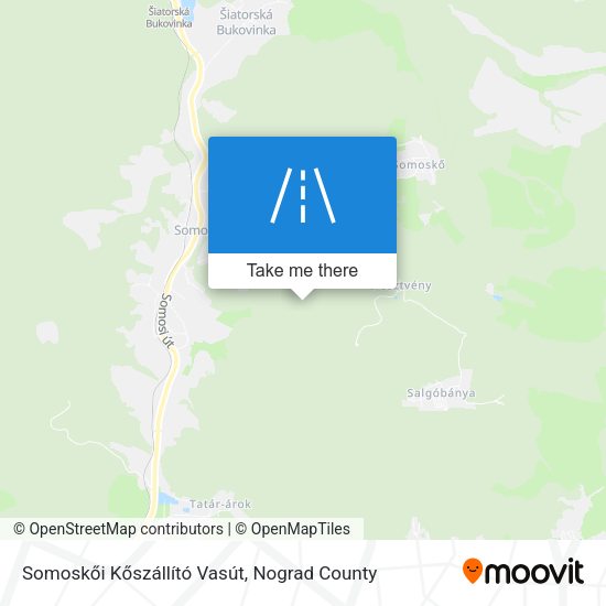 Somoskői Kőszállító Vasút map