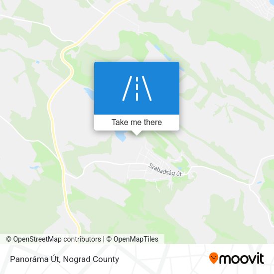Panoráma Út map