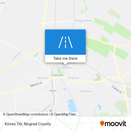 Köves Tér map