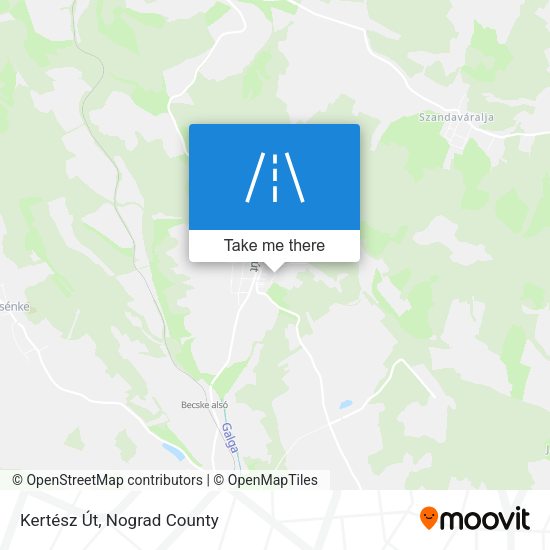 Kertész Út map