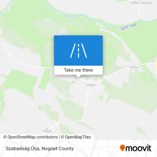 Szabadság Útja map
