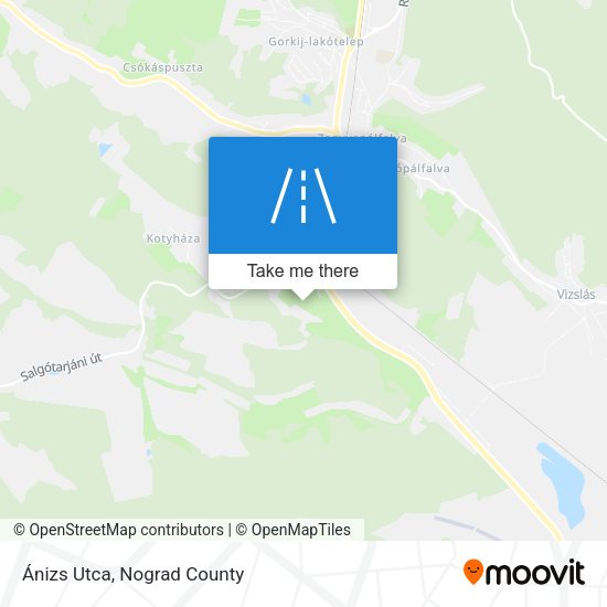 Ánizs Utca map