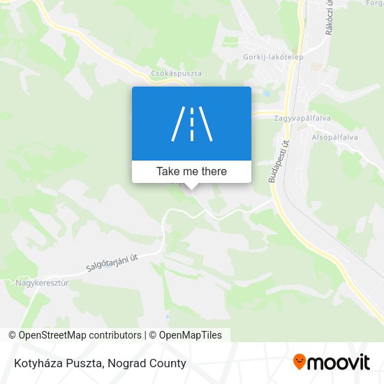 Kotyháza Puszta map