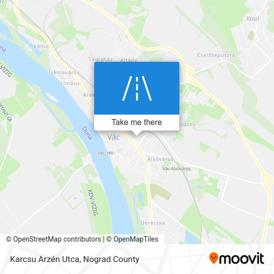 Karcsu Arzén Utca map
