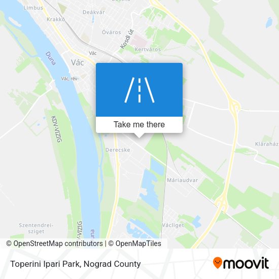 Toperini Ipari Park map