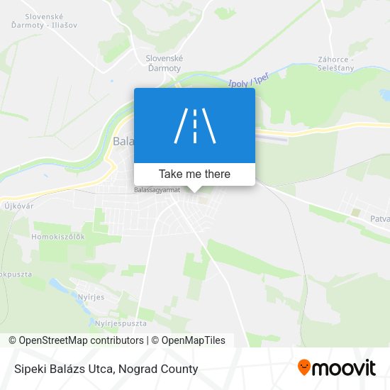 Sipeki Balázs Utca map