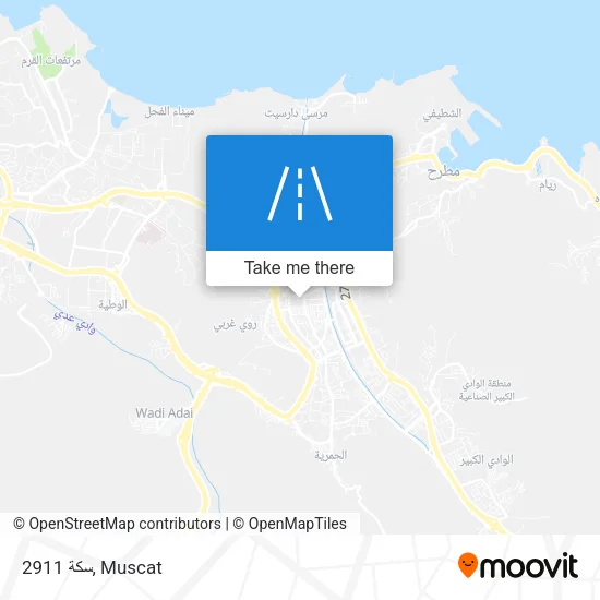 سكة 2911 map