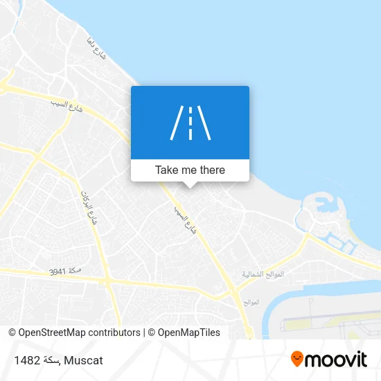 سكة 1482 map