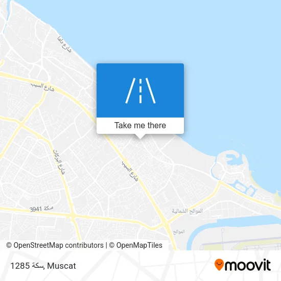 سكة 1285 map