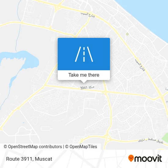 Route 3911 map
