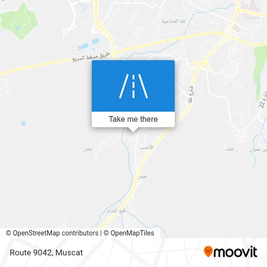Route 9042 map