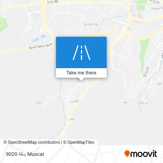 سكة 9020 map
