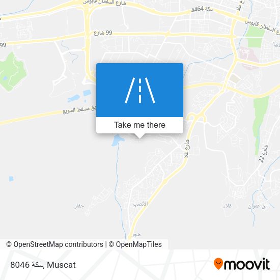 سكة 8046 map